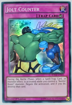 Yugioh Jolt Counter WSUP-EN015 Super Rare 1st Edition - Image 1