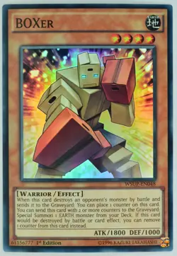 Yugioh BOXer WSUP-EN048 Super Rare 1st Edition - Image 1