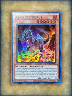 Yugioh Xeno Meteorus WISU-EN001 Super Rare 1st Ed NM - Image 1