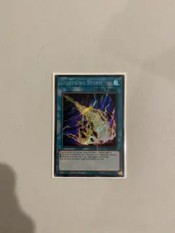 Yugioh Lightning Storm IGAS-EN067 Secret Rare 1st Ed NM - Image 1