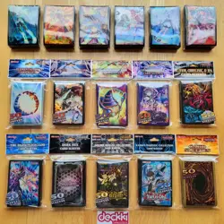 YuGiOh! | Card Sleeves Selection | 50-70 Sleeves | Brand New & Sealed | Konami - Image 1
