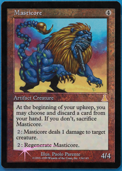 Masticore FOIL Urza's Destiny PLD (Reserved List Magic Card) (505608) ABUGames - Image 1