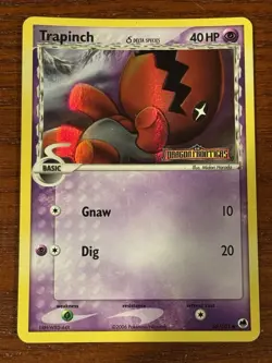 Pokemon Card - Trapinch Dragon Frontiers Stamped 68/101 Reverse Holo NM 🔥 - Image 1