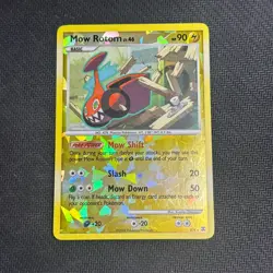Pokemon Mow Rotom RT4 Rising Rivals Reverse Holo Rare Card - NM - Image 1