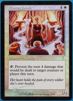 Master Healer FOIL 7th Edition PLD White Rare MAGIC CARD (ID# 505606) ABUGames - Image 1