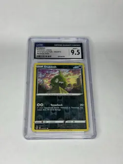 Pokemon TCG Trubbish Card 043/073 Reverse Holo Champion's Path CGC 9.5 - Image 1