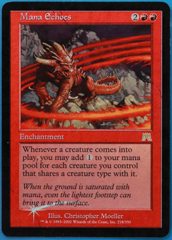 Mana Echoes FOIL Onslaught PLD Red Rare MAGIC MTG CARD (ID# 505605) ABUGames - Image 1