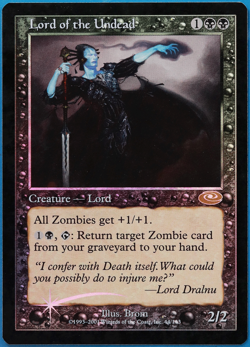 Lord of the Undead FOIL Planeshift PLD Black Rare MTG CARD (ID# 505598) ABUGames - Image 1
