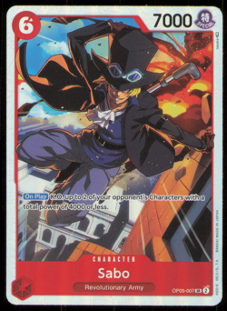 ONE PIECE Card TCG Sabo OP05-007 SR Awakening of the New Era English NM - Image 1