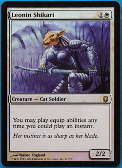 Leonin Shikari FOIL Darksteel PLD White Rare MAGIC CARD (ID# 505592) ABUGames - Image 1