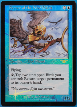 Keeper of the Nine Gales FOIL Legions PLD Blue Rare CARD (505590) ABUGames - Image 1
