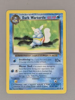 Pokemon TCG Dark Wartortle 39/110 Card Legendary Collection Non-Holo Rare - Image 1
