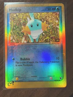 Mudkip 59/109 2003 EX Ruby & Sapphire Pokemon Card Reverse Holo Common - Lp/Vlp - Image 1