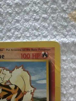 ARCANINE Pokemon Card - WOTC 1st Edition Base Set Shadowless 23/102 MP LP - Image 3