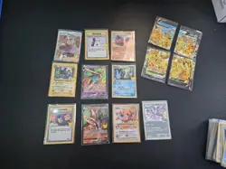 121 Total Pokemon Celebrations Card Lot With Elite Trainer Box And Card Holders - Image 3