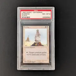 MTG \>> Blessing (PSA 8) <<// Alpha - 341 Trading - Magic - Image 1