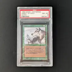 MTG \>> Aspect of Wolf (PSA 8) <<// Alpha - 341 Trading - Magic - Image 1