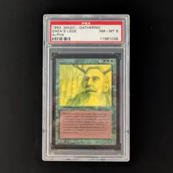 MTG \>> Gaea's Liege (PSA 8) <<// Alpha - 341 Trading - Magic - Image 1