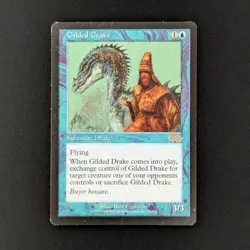 MTG \>> Gilded Drake (GD) <<// Urza's Saga - 341 Trading - Magic - Image 1