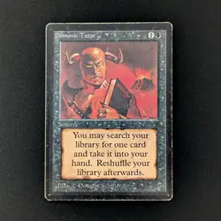 MTG \>> Demonic Tutor (PL) <<// Beta - 341 Trading - Magic - Image 1