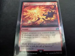MTG Magic the Gathering FOIL Self-Destruct FIN! - Image 1