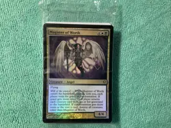 X4 CARDS MAGISTER OF WORTH FOIL MTG CONSPIRACY - Launch Release Promo NEW - Image 3