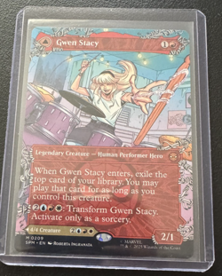MTG Spider-Man Borderless Gwen Stacy / Ghost-Spider M #0209 Regular - Image 1