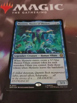 Mtg. Mysterio, Master of Illusion. Foil. Marvel's Spider-Man. Pack Fresh - Image 1
