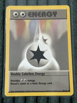 Pokemon Base Double Colorless Energy 96/102 - Image 1