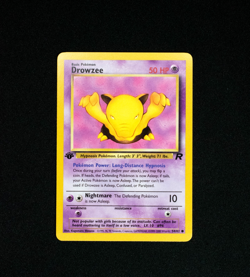 Pokemon Team Rocket: Drowzee 54/82 1st Edition Common PACK FRESH M-NM - Image 1