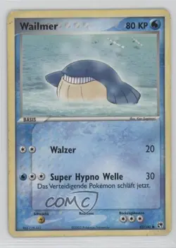 Wailmer German Pokemon EX Sandstorm #83 2003 - Image 1