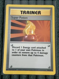Pokemon Base Super Potion 90/102 - Image 1