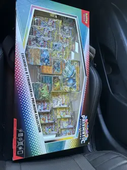 Pokemon TCG SV Prismatic Evolutions Lucario EX & Tyranitar EX Premium Collection - Image 1