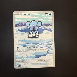 Cubchoo #109/086 Black Bolt NM/Near Mint Pokemon 2025 - Image 1