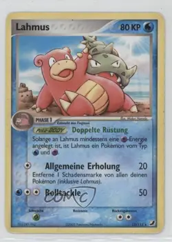 Slowbro German Pokemon EX Unseen Forces #13 2005 - Image 1