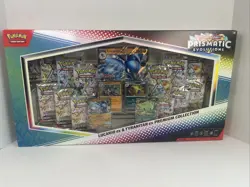 Pokemon TCG Lucario Ex & Tyranitar Ex Prismatic Evolutions Premium Collection - Image 1