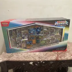Pokemon TCG Prismatic Evolutions Lucario ex & Tyranitar ex Premium Collection x4 - Image 1