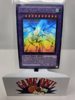 YuGiOh Dragon Knight Draco-Equiste DREV-EN038 1st Edition Ghost Rare LP - Image 1