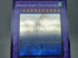 YuGiOh Dragon Knight Draco-Equiste DREV-EN038 1st Edition Ghost Rare LP - Image 2