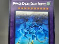 YuGiOh Dragon Knight Draco-Equiste DREV-EN038 1st Edition Ghost Rare LP - Image 3