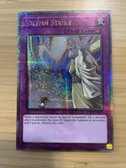 Yugioh Solemn Strike RA02-EN079 1st Edition Quarter Century Secret Rare NM - Image 3