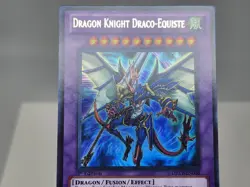 YuGiOh Dragon Knight Draco-Equiste DREV-EN038 1st Edition Ultra Rare LP - Image 2