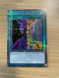 Change Of Heart Quarter Century Secret Rare RA01-EN050 Yugioh NM 1st Edition - Image 1