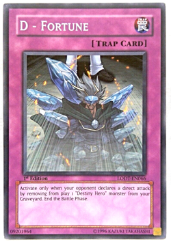 YuGiOh! - D - Fortune - LODT-EN066 - 1st Edition - Common - Image 1