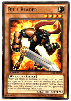 YuGiOh! - Bull Blader - ABYR-EN002 - 1st Edition - Common - Image 1