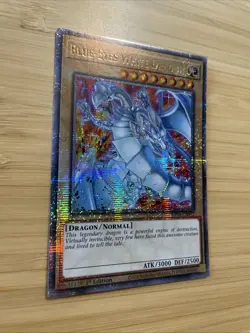 YuGiOh! Blue-Eyes White Dragon RA04-EN002 Quarter Century Secret Rare NM 1st Ed - Image 2