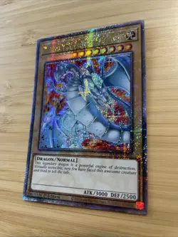 YuGiOh! Blue-Eyes White Dragon RA04-EN002 Quarter Century Secret Rare NM 1st Ed - Image 3