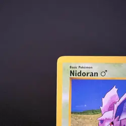 1st Edition Shadowless Nidoran 55/102 Base Set Card LP - Image 5