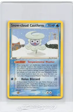 SNOW-CLOUD CASTFORM 29/113 - Rare NON-HOLO EX Delta Species - POKMEON CARD - NM - Image 1