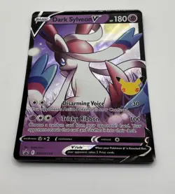 Dark Sylveon V SWSH134 - Sword & Shield Promo Cards Holo - NM - Image 1